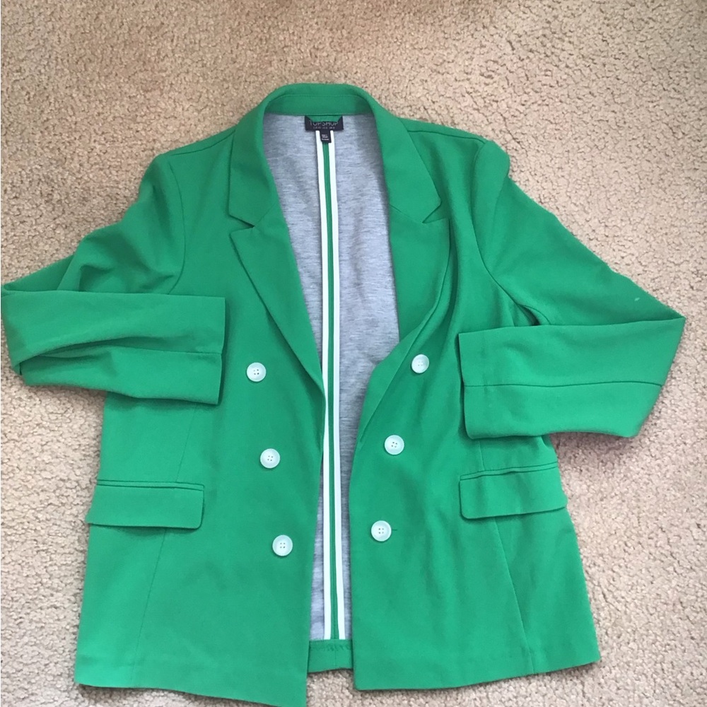 Topshop Vibrant Green Women's Blazer